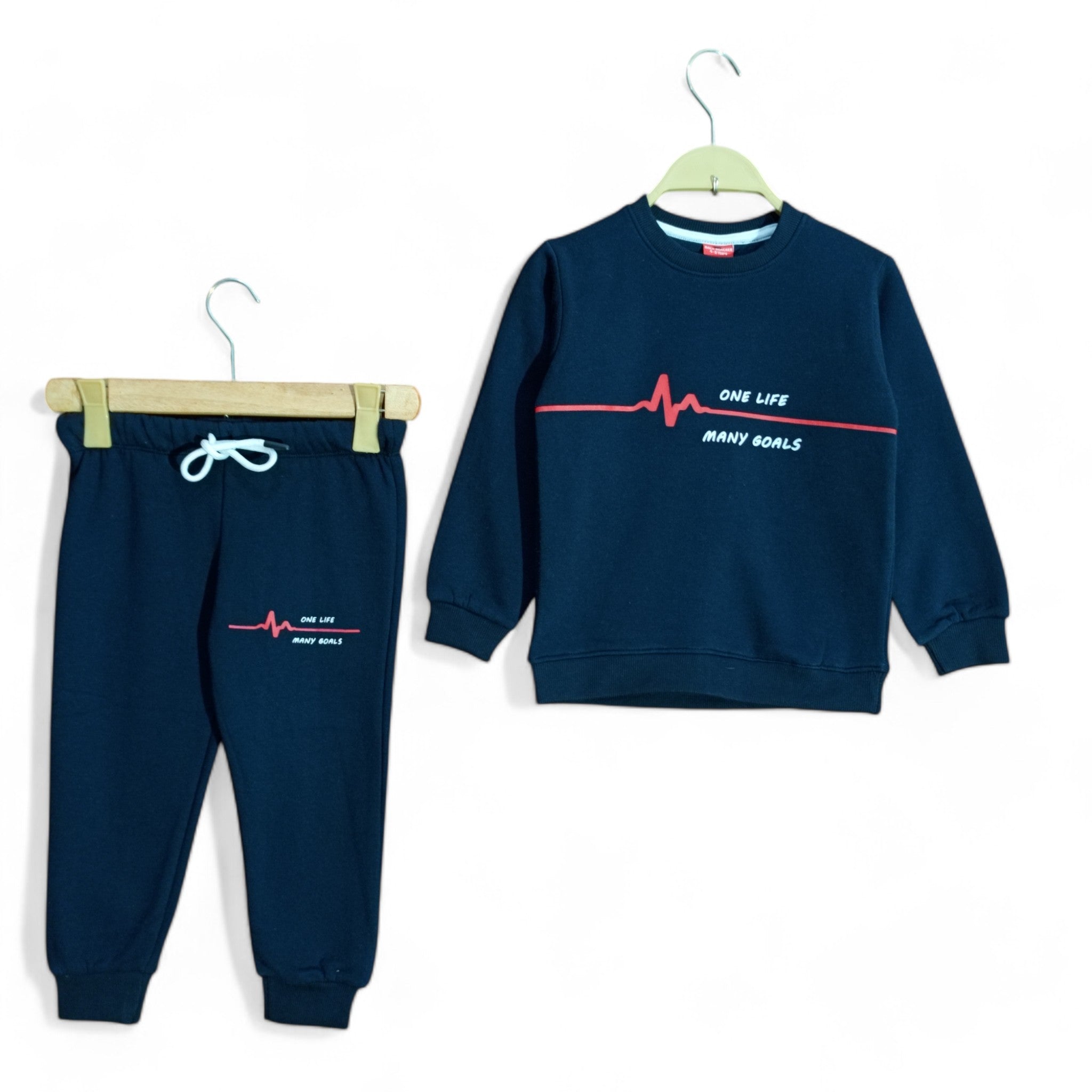 Button & Threads™ Boy/Girls One Life Blue Track Suit - button & threads