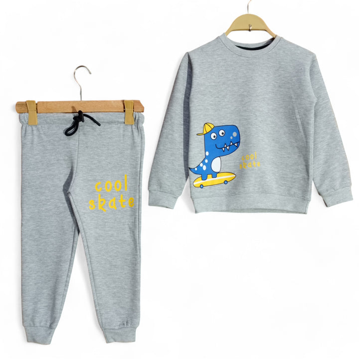 Button & Threads™ Boy/Girls Skates Grey Track Suit - button & threads