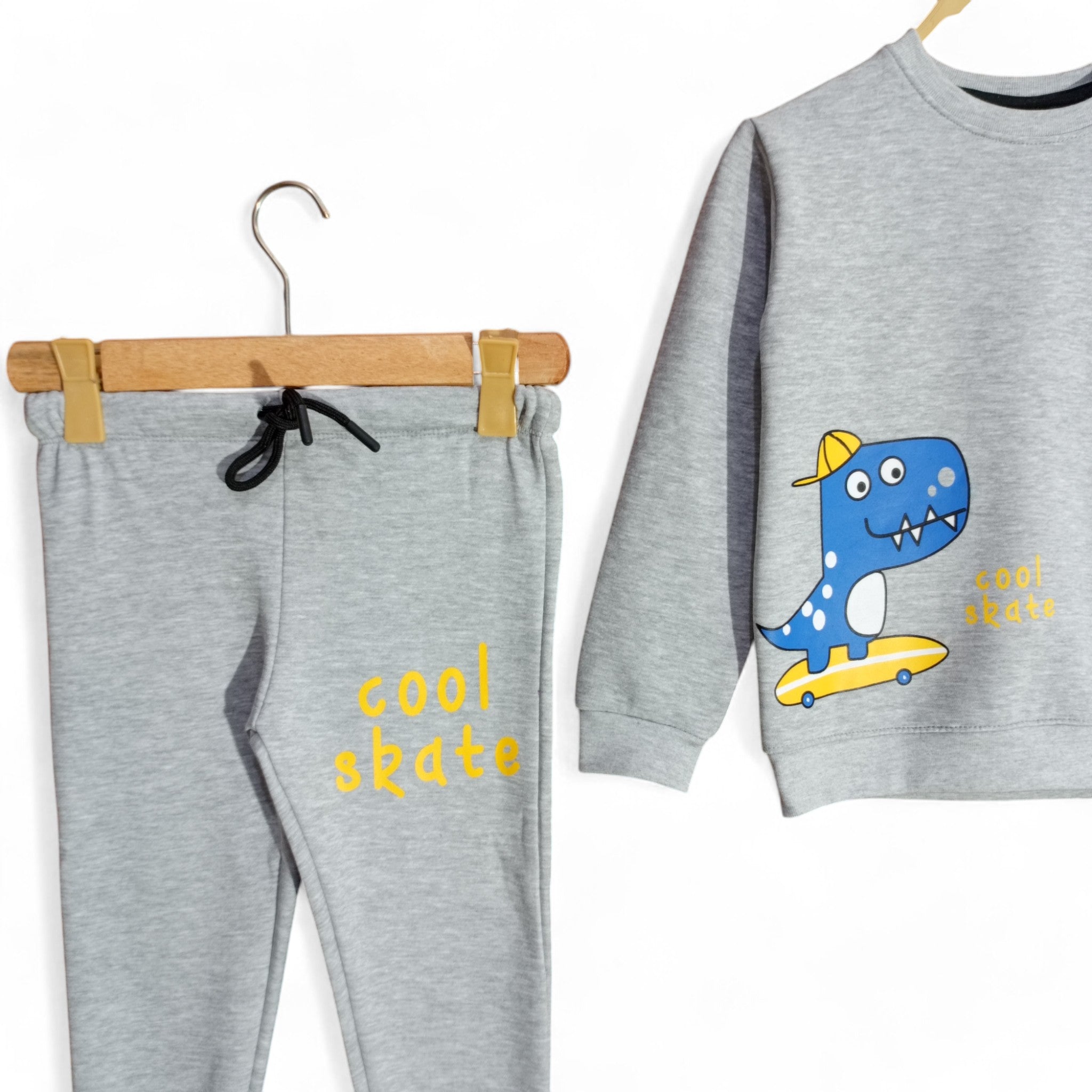 Button & Threads™ Boy/Girls Skates Grey Track Suit - button & threads
