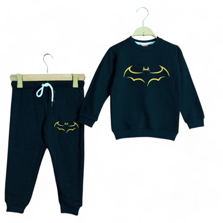 Button & Threads™ Boy/Girls Bad Man Black Track Suit - button & threads