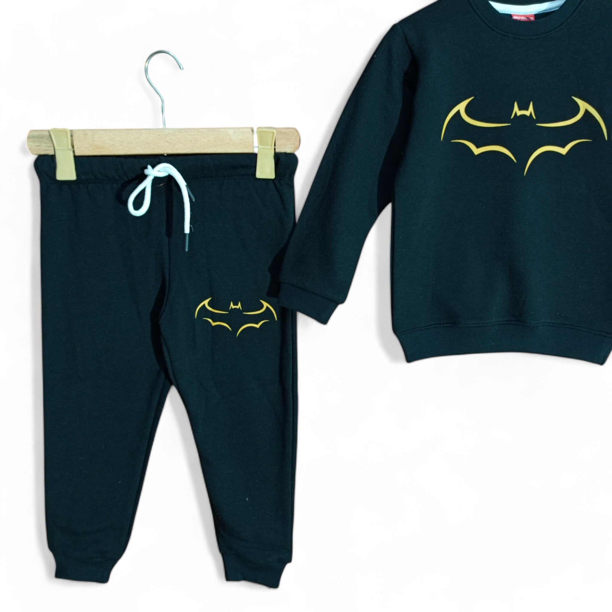 Button & Threads™ Boy/Girls Bad Man Black Track Suit - button & threads
