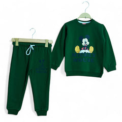 Button & Threads™ Boy/Girls Micky Mouse Green Track Suit - button & threads