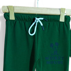 Button & Threads™ Boy/Girls Micky Mouse Green Track Suit - button & threads