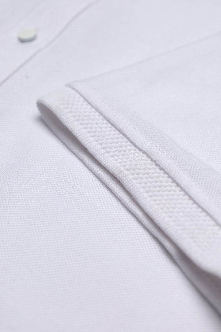 Button & Threads Men's White Executive Collar Shirt - button & threads