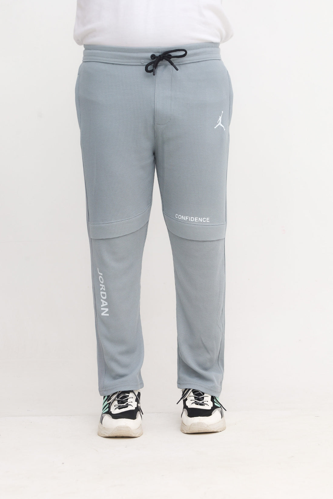Button & Threads Men's Jordon Silver Jacquard Trousers - button & threads