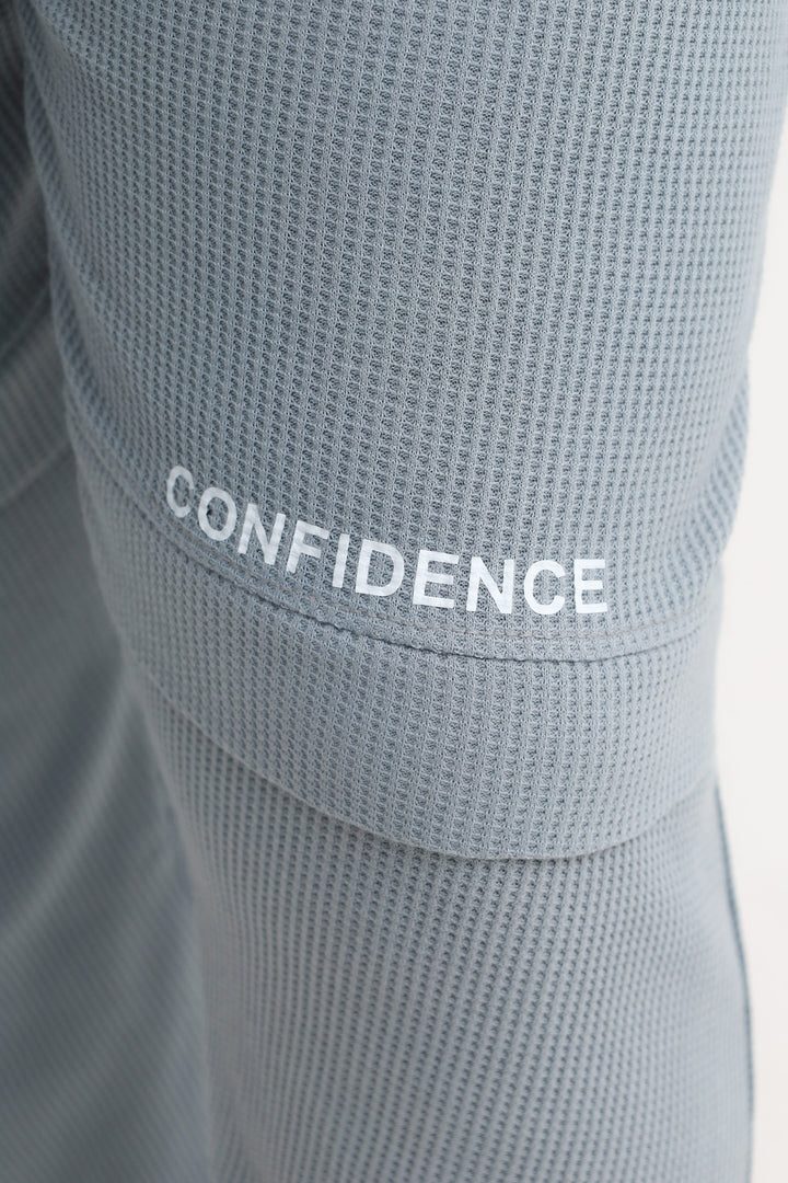 Button & Threads Men's Jordon Silver Jacquard Trousers - button & threads