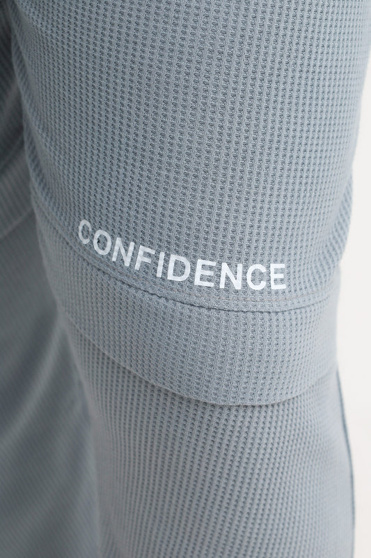 Button & Threads Men's Jordon Silver Jacquard Trousers - button & threads