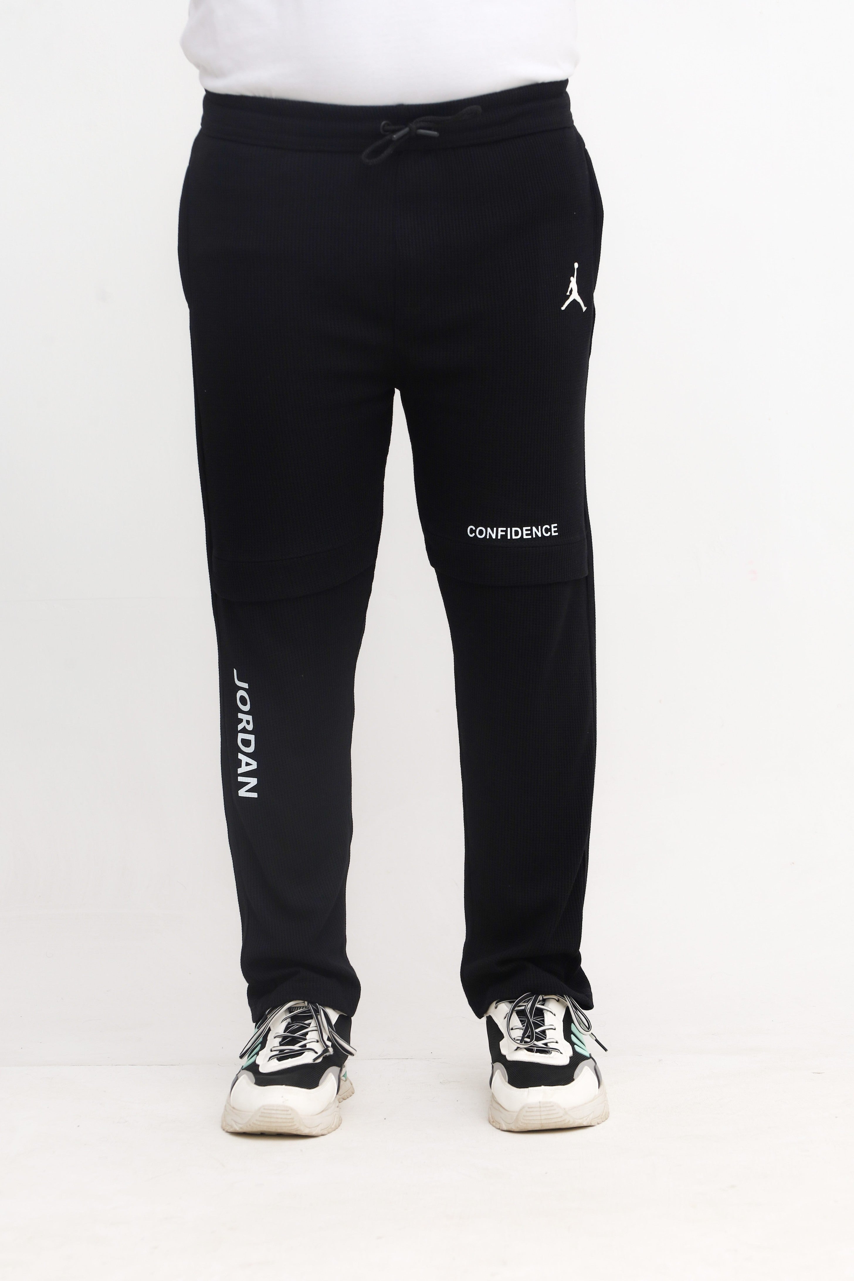 Button & Threads Men's Jordon Black Jacquard Trousers - button & threads