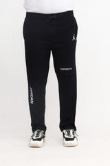 Button & Threads Men's Jordon Black Jacquard Trousers