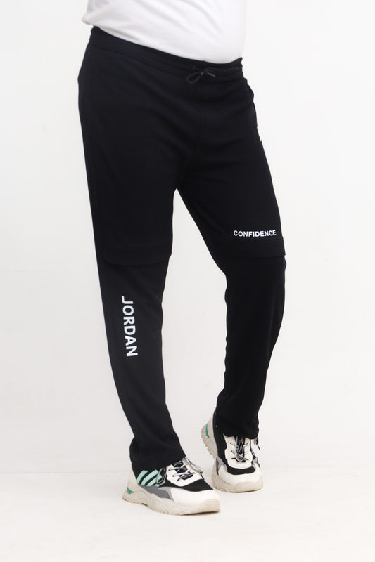 Button & Threads Men's Jordon Black Jacquard Trousers