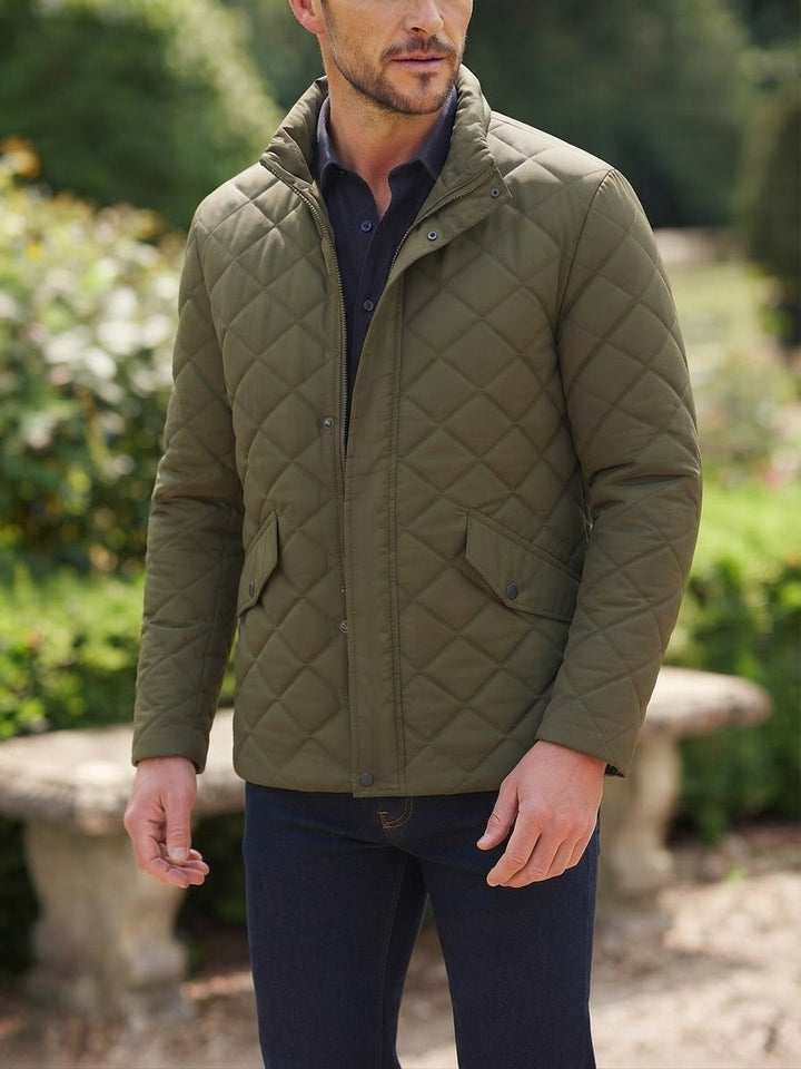 Men's Diamond Cut Jacket- Commando Green - button & threads