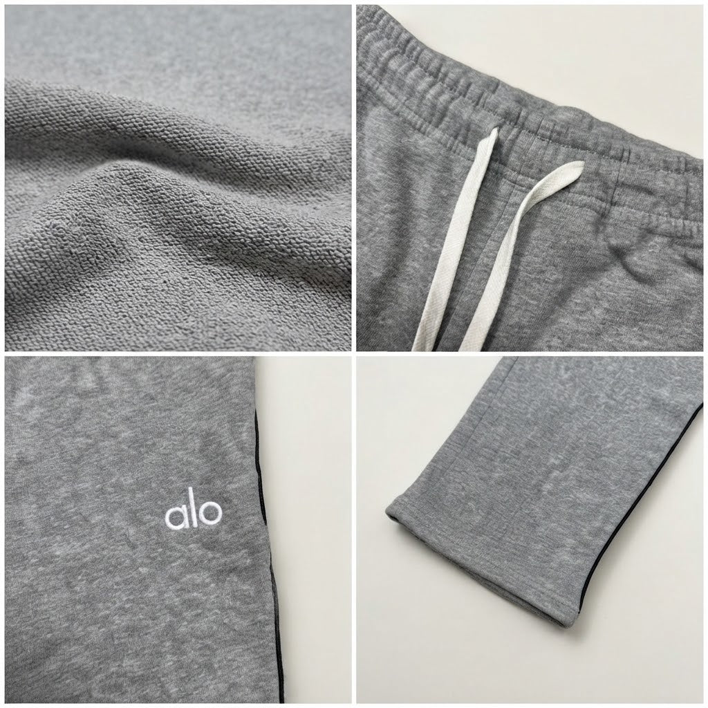Woman ALO Fleece Track Suit-Haider Grey
