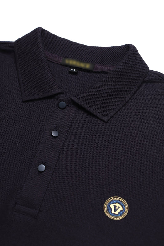 Button & Threads Men's Navy Blue  Executive Collar Shirt - button & threads