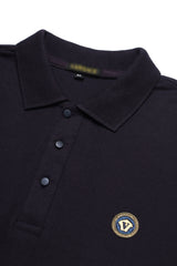 Button & Threads Men's Navy Blue  Executive Collar Shirt - button & threads