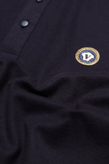 Button & Threads Men's Navy Blue  Executive Collar Shirt - button & threads