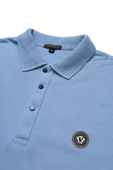 Button & Threads Men's Mid Sky Executive Collar Shirt - button & threads