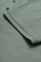 Button & Threads Men's Light Olive Green Executive Collar Shirt - button & threads