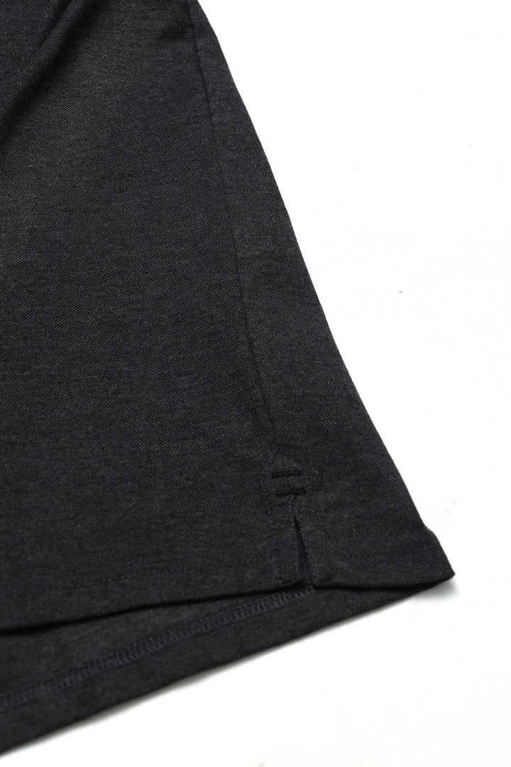 Button & Threads Men's Charcoal Grey Executive Collar Shirt - button & threads