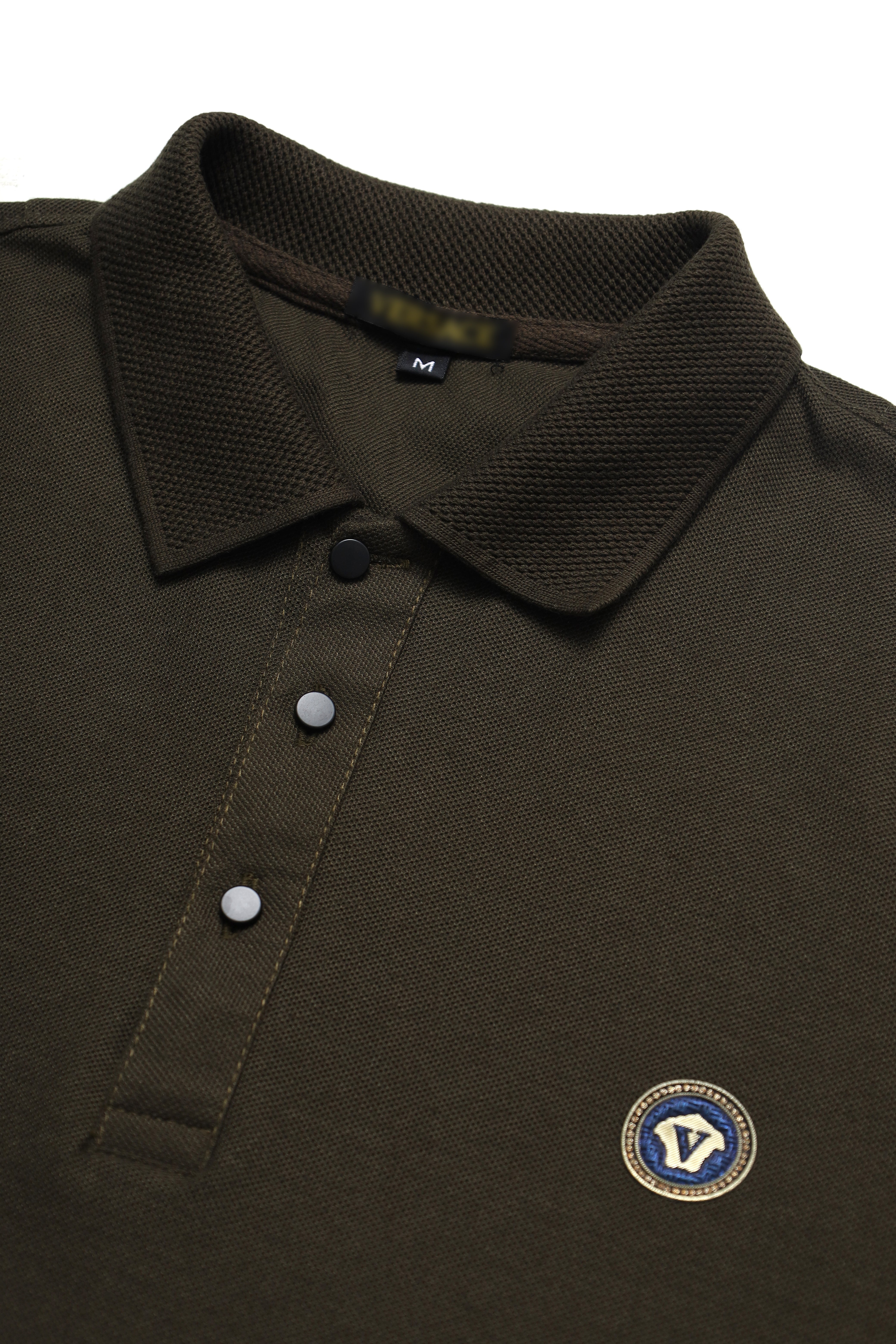 Button & Threads Men's Commando Green Executive Collar Shirt - button & threads