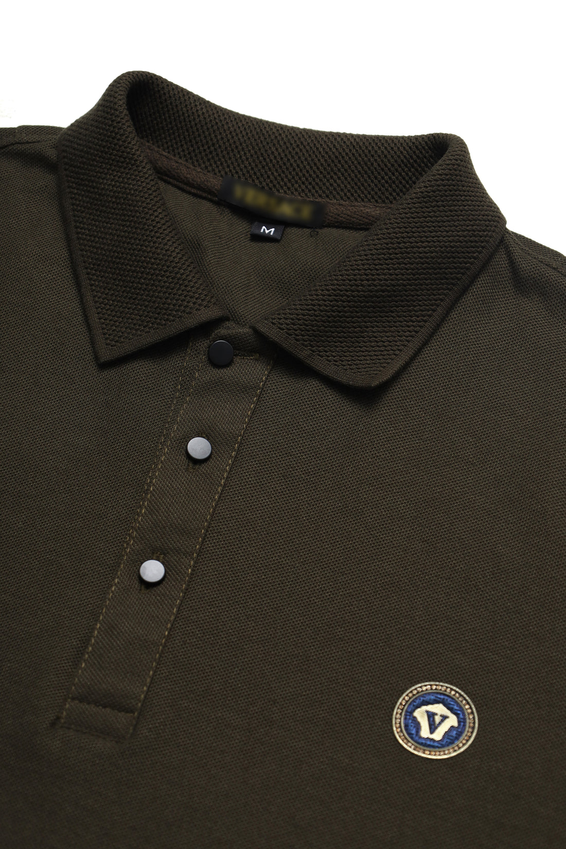 Button & Threads Men's Commando Green Executive Collar Shirt - button & threads