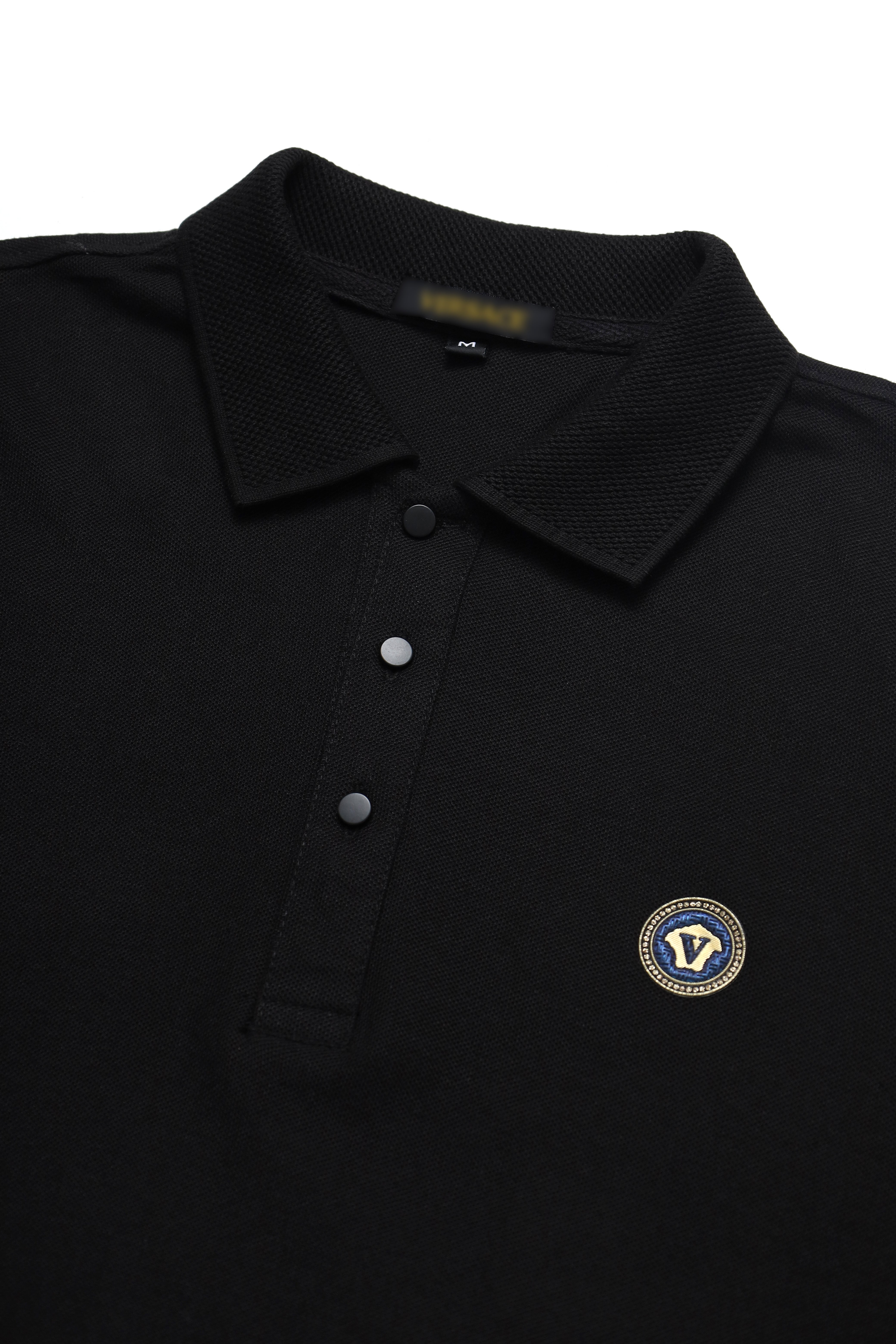 Button & Threads Men's Black Executive Collar Shirt - button & threads