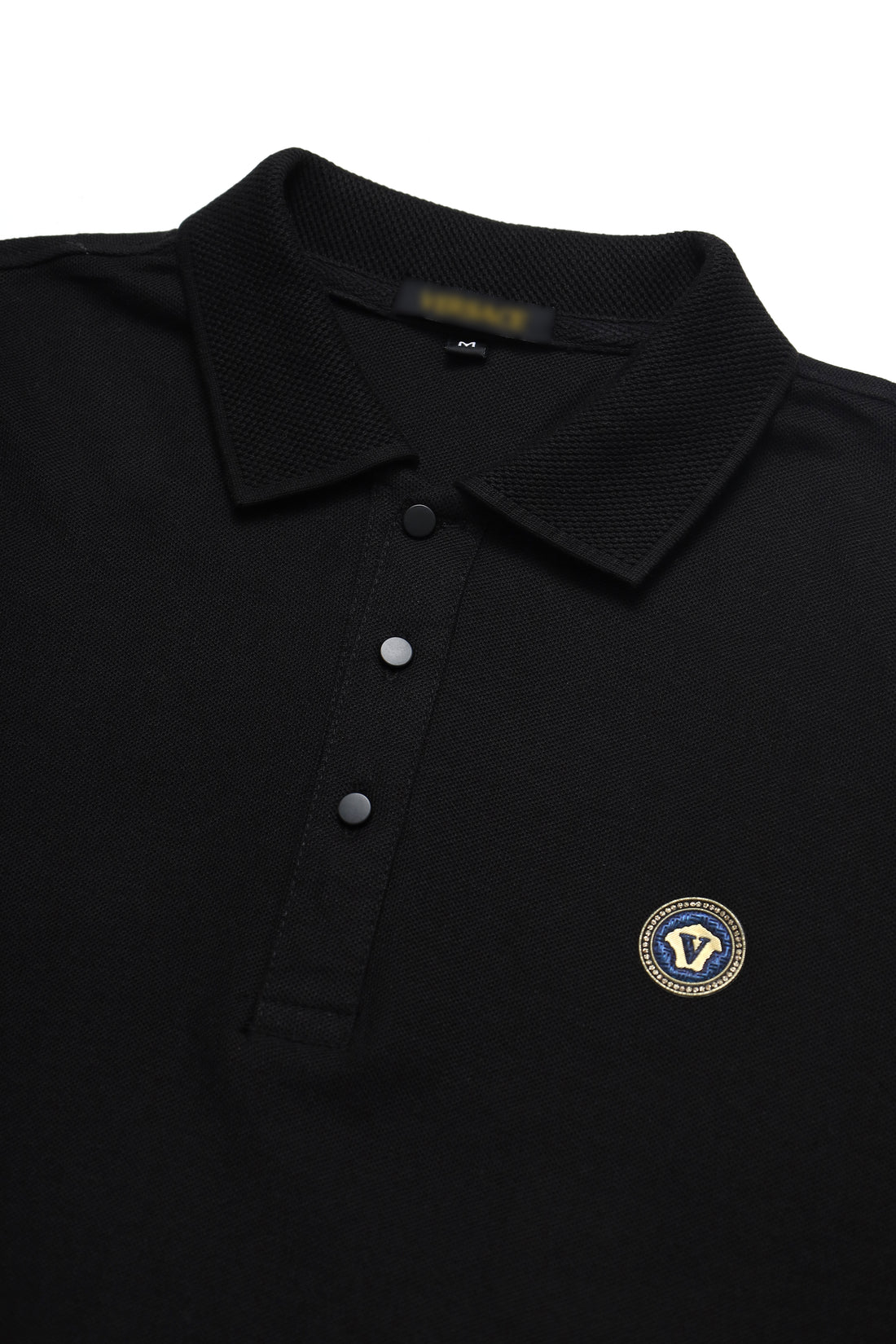 Button & Threads Men's Black Executive Collar Shirt - button & threads