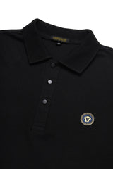 Button & Threads Men's Black Executive Collar Shirt - button & threads