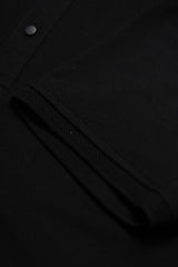 Button & Threads Men's Black Executive Collar Shirt - button & threads