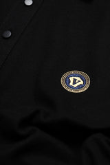 Button & Threads Men's Black Executive Collar Shirt - button & threads