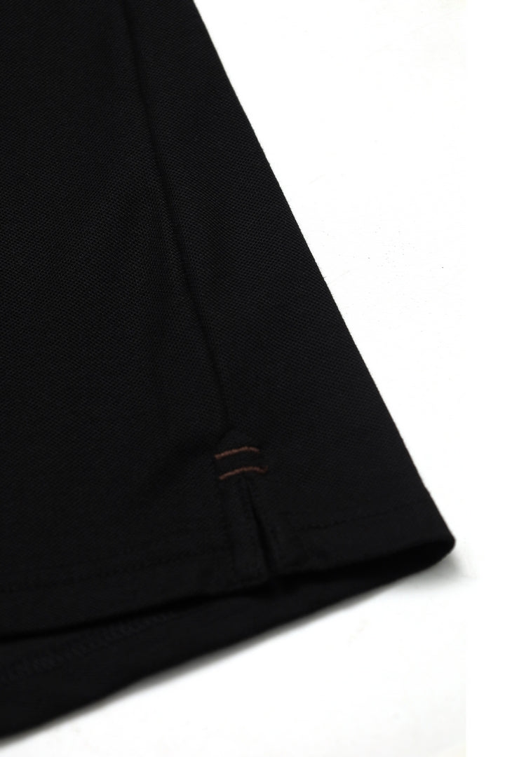 Button & Threads Men's Black Executive Collar Shirt - button & threads