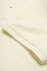 Button & Threads Men's Cream Executive Collar shirt - button & threads