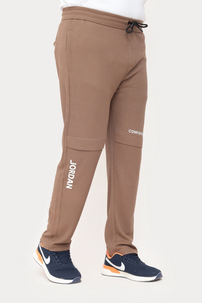 Button & Threads Men's Jordon Brown Jacquard Trousers - button & threads