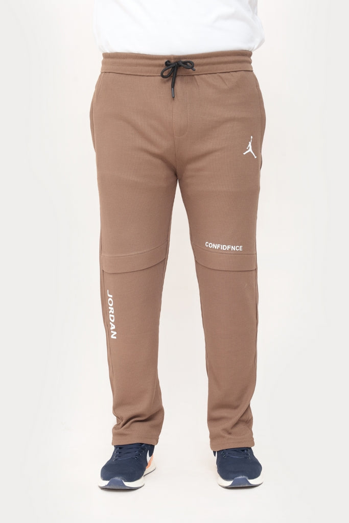 Button & Threads Men's Jordon Brown Jacquard Trousers - button & threads