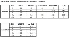 Men’s Embrioded Shalwar Qameez- Dark Zinc BC1019