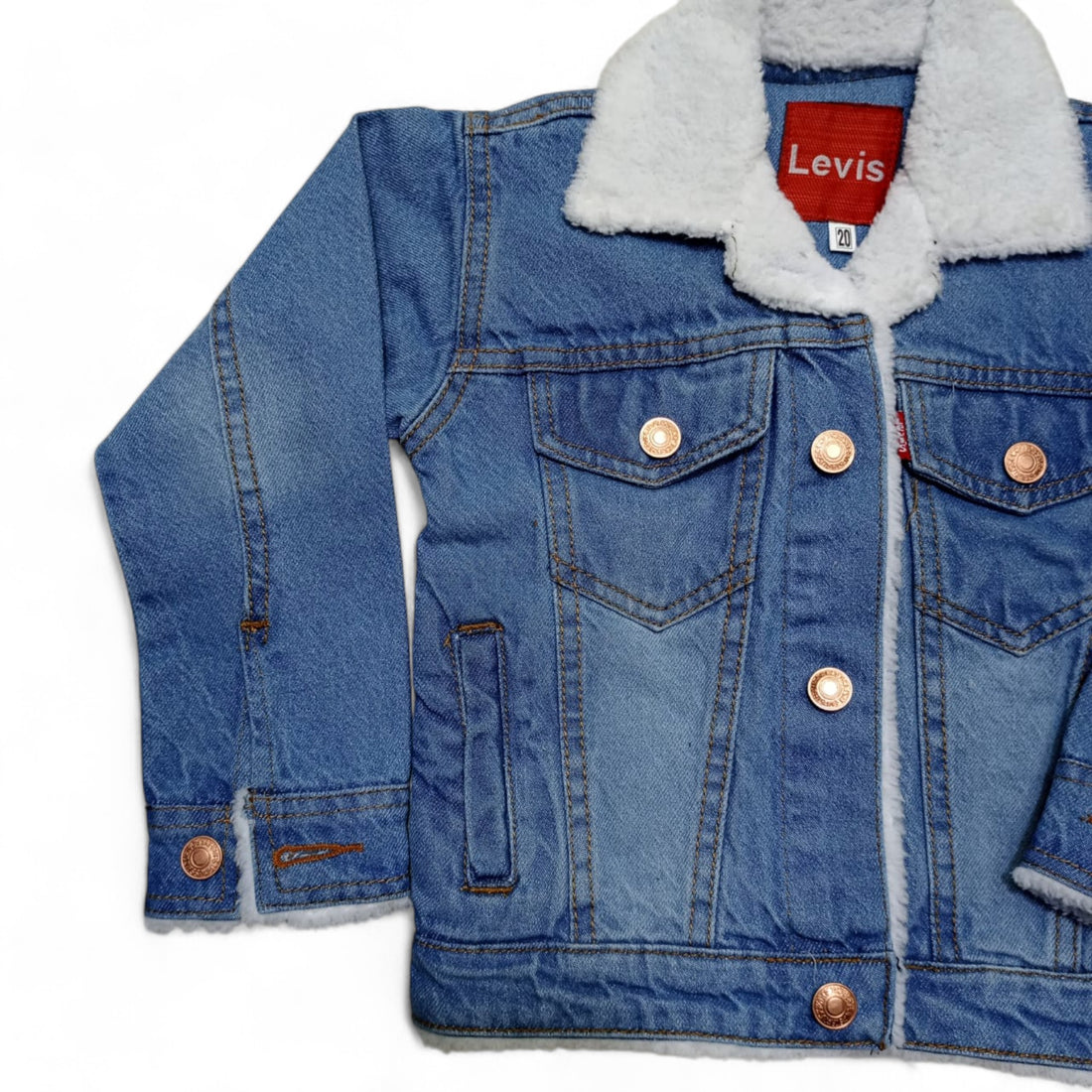 Button & Threads™ Boys/Girls  Denim Jacket-Ice Blue - button & threads