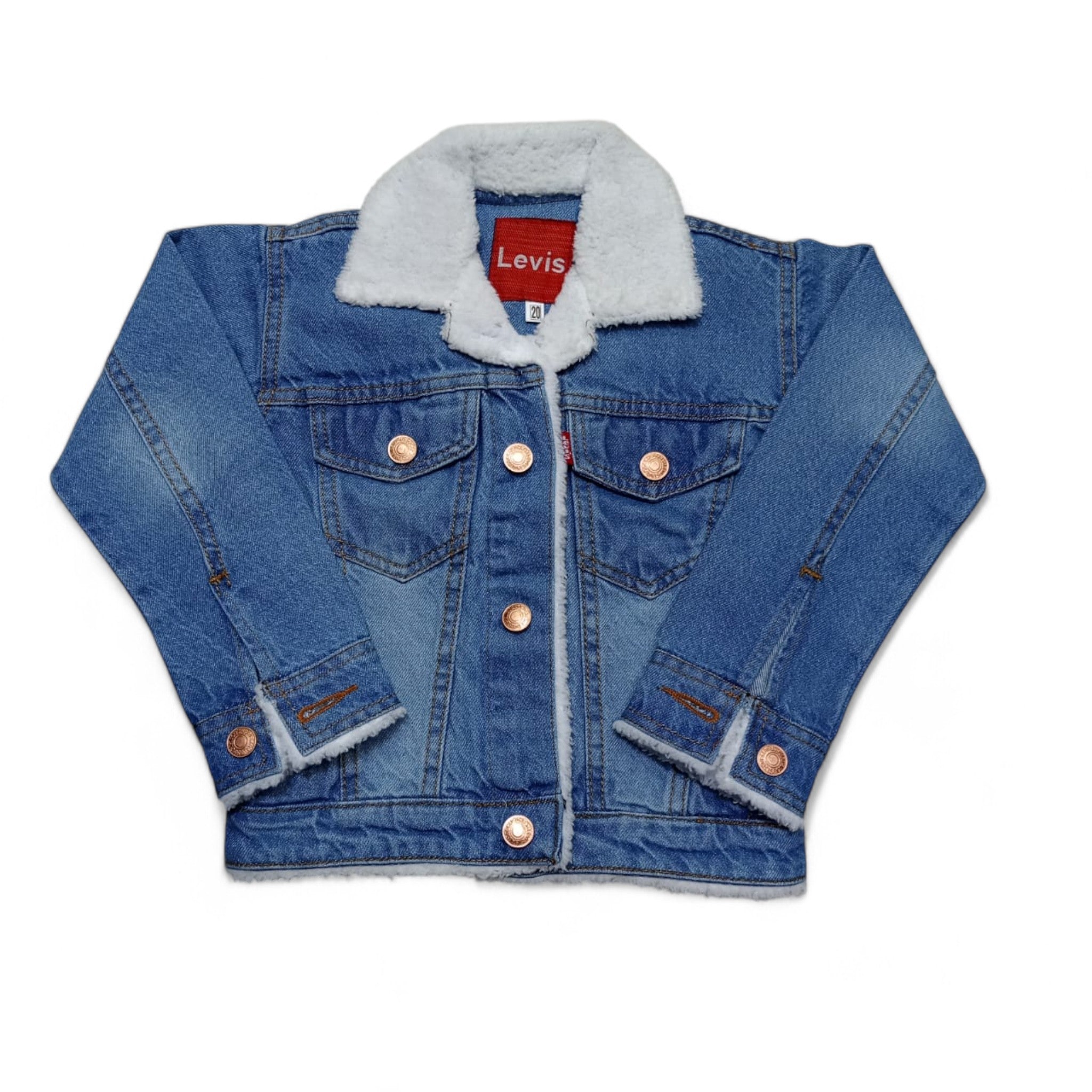 Button & Threads™ Boys/Girls  Denim Jacket-Ice Blue - button & threads