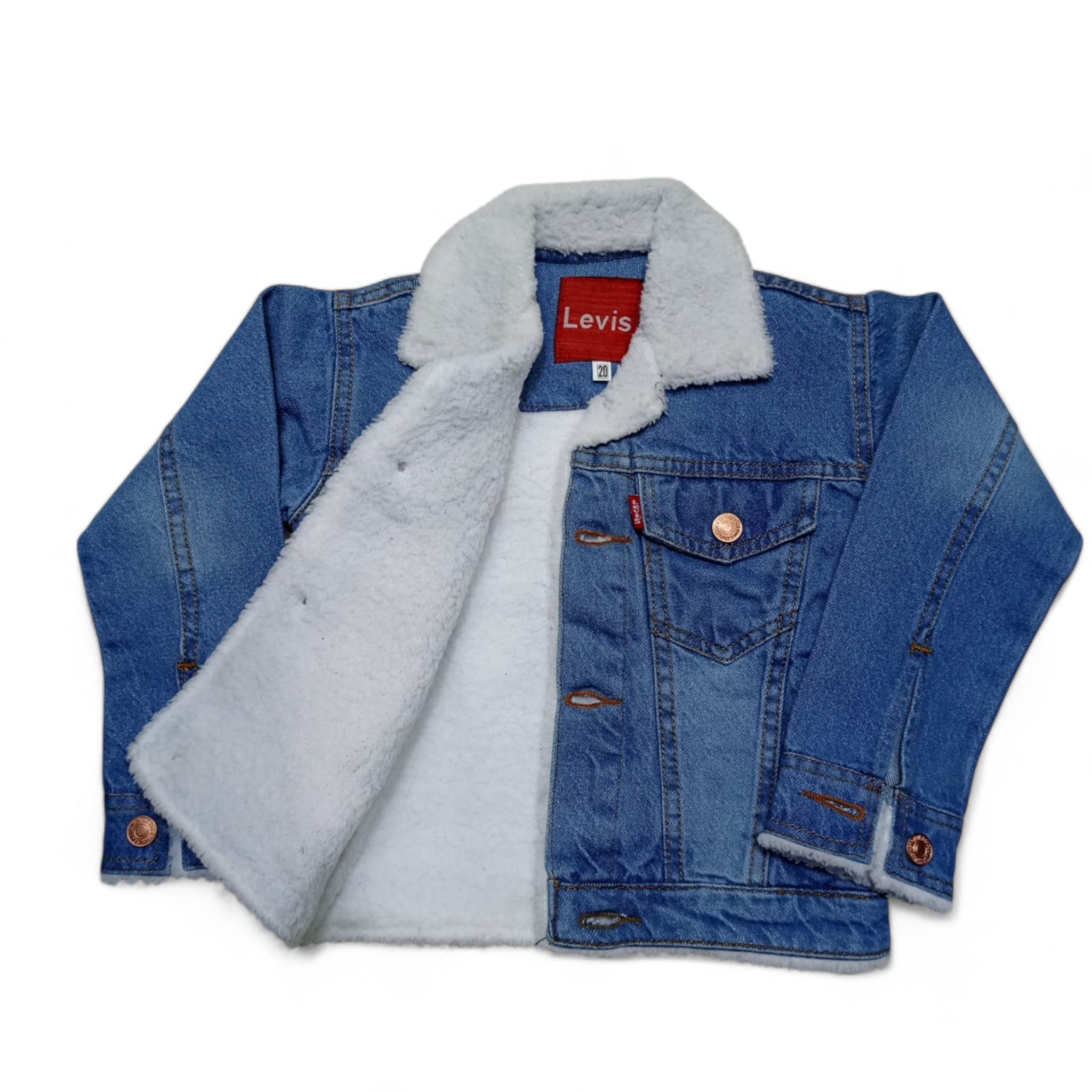 Button & Threads™ Boys/Girls  Denim Jacket-Ice Blue - button & threads