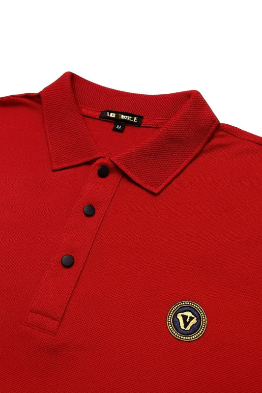 Button & Threads Men's Red Executive Collar Shirt - button & threads