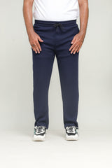 Button & Threads Men's Navy Blue Jacquard Trousers - button & threads