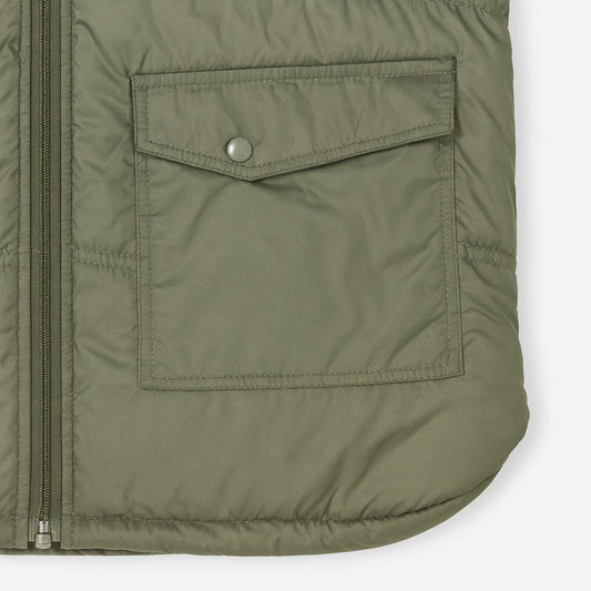 Button & Threads™ Sleeves Less Commando Double Pocket Puffer Jacket - button & threads
