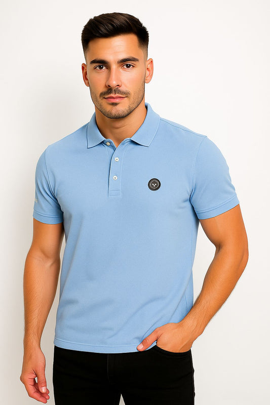 Button & Threads Men's Mid Sky Executive Collar Shirt - button & threads