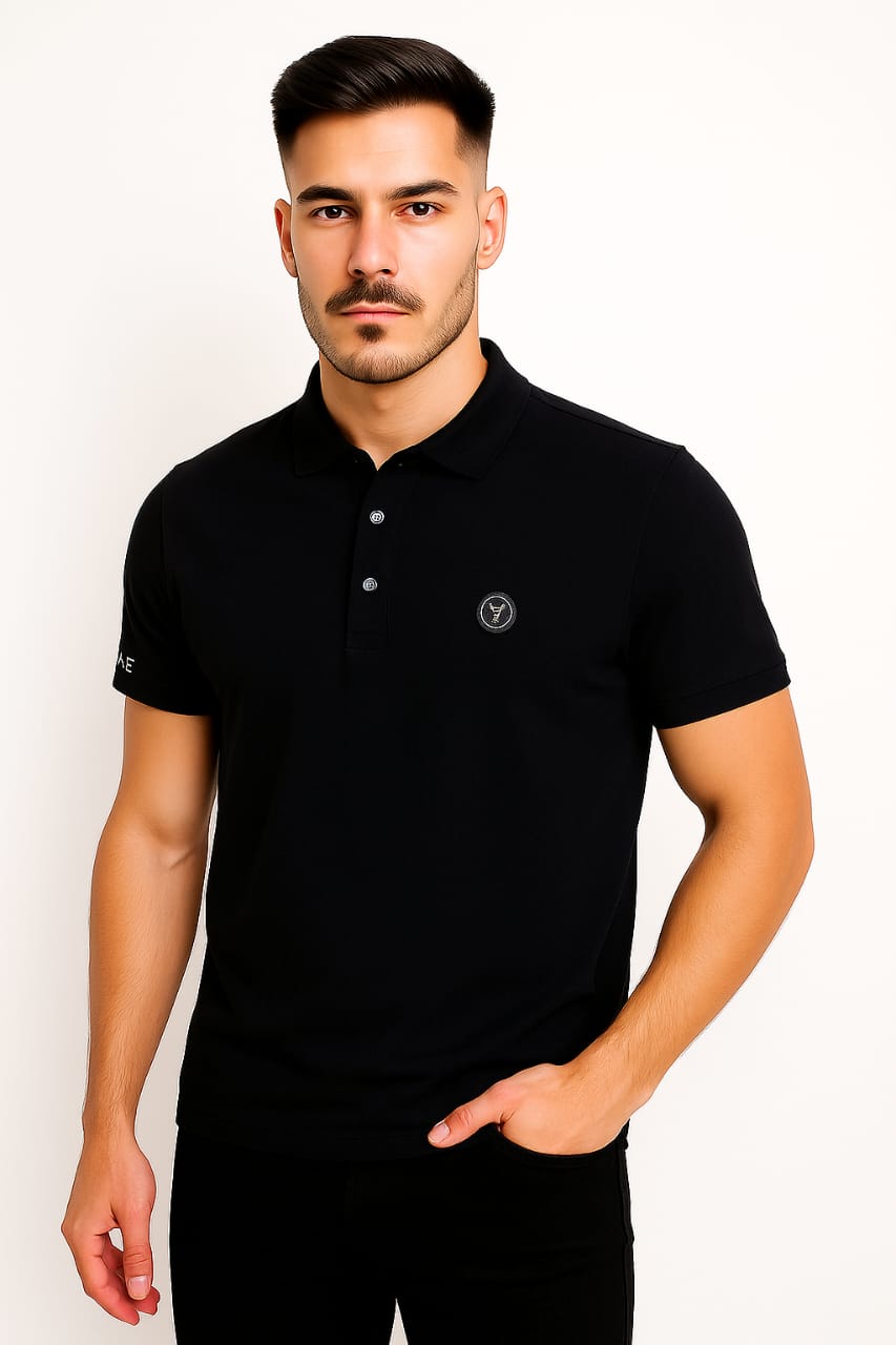 Men's Black Combed Cotton Executive Collar Shirt – button & threads