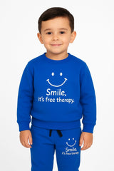 Button & Threads™ Boy/Girls Smile Blue Track Suit - button & threads