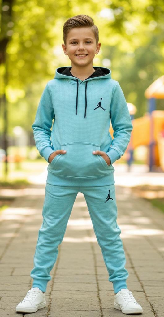 Button & Threads™ Boy/Girls Jordan Sky Hoody Track Suit