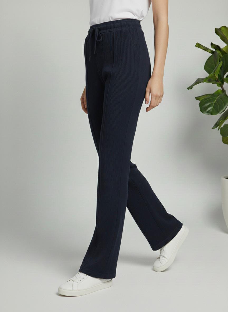 Woman Premium Trousers-Dark Grey - button & threads