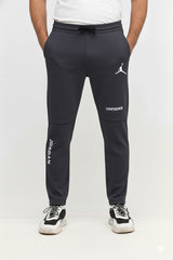 Button & Threads Men's Jordon Charcoal Jacquard Trousers - button & threads