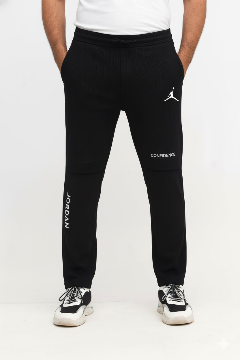 Button & Threads Men's Jordon Black Jacquard Trousers - button & threads