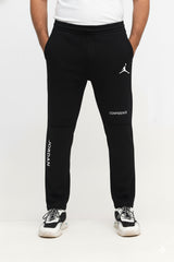 Button & Threads Men's Jordon Black Jacquard Trousers - button & threads