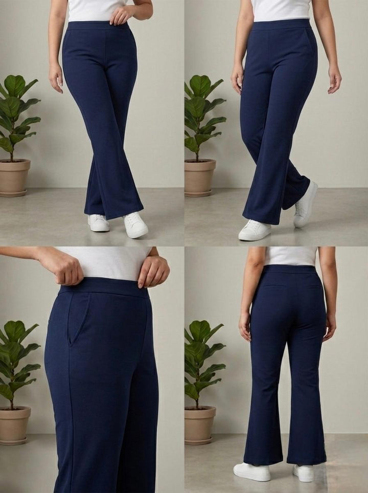 Woman Jagging-Irani Dampaa-Navy Blue - button & threads