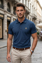 Men's Zinc Combed Cotton Executive Collar Shirt - button & threads